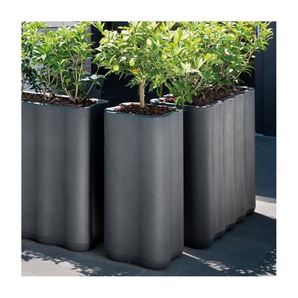 Бокс для цветов ваза уличная LYXO Nebula column 35x35x78(H) cm FERRO CL308-0350M1+430CA (Бокс для цветов ваза уличная) 32019 DOXYTERRA.md фото