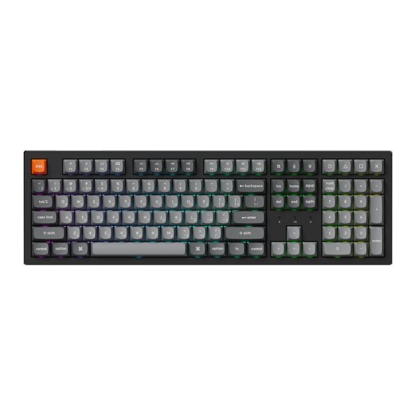 Клавиатура механическая Keychron K10 Max QMK Wireless Custom Mechanical Keyboard Russian Layout (K10M-H3-RU), Black, Full Size layout, RGB Backlight, Keychron Super Mechanical Brown Switch, Hot-Swap, 2.4GHz&Bluetooth, USB Type-C, gamer 33501 DOXYTERRA.md фото