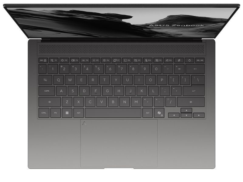 Laptop ASUS 14.0 Zenbook S 14 UX5406AA Antrim Gray, Intel Core Ultra 9 386H, 32Gb, 1Tb, 14.0 OLED 3K (2880x1800) 120Hz Glare, Intel Graphics, HDMI, 802.11be, TB4, USB-A, IR FHD Web, Win11 Home, Illum Keyb, UX5406AA-SW046W 256630 DOXYTERRA.md фото