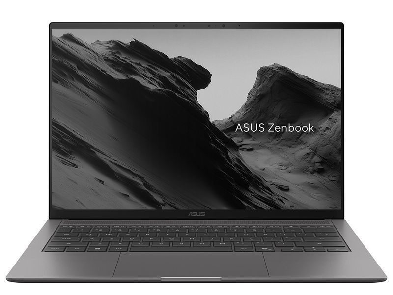 Laptop ASUS 14.0 Zenbook S 14 UX5406AA Antrim Gray, Intel Core Ultra 9 386H, 32Gb, 1Tb, 14.0 OLED 3K (2880x1800) 120Hz Glare, Intel Graphics, HDMI, 802.11be, TB4, USB-A, IR FHD Web, Win11 Home, Illum Keyb, UX5406AA-SW046W 256630 DOXYTERRA.md фото