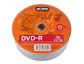 ACME DVD-R 4,7GB 16X 25pack shrink 24451 фото