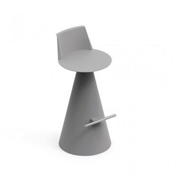Scaun bar LYXO LIRA Stool FERRO H 92,5 cm - d 41,5 cm - Footrest 30 cm SG303-0930M1+430CA (Scaun bar) 32243 DOXYTERRA.md foto