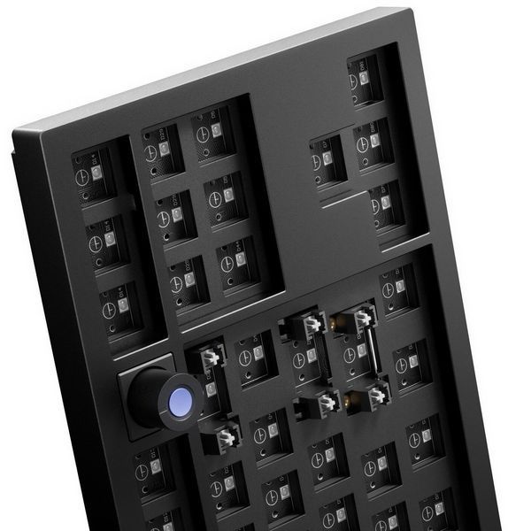 Tastatura mecanica Keychron Q3 HE 8K Magnetic Switch Custom Full-Metal Mechanical Keyboard (Q3HW-M1), Carbon Black, 80% TKL layout, Knob, RGB Backlight, Keychron Ultra-fast Lime Magnetic Switch, Hot-Swap, 8K Polling Rate, Wired, USB Type-C, gamer 33502 DOXYTERRA.md foto