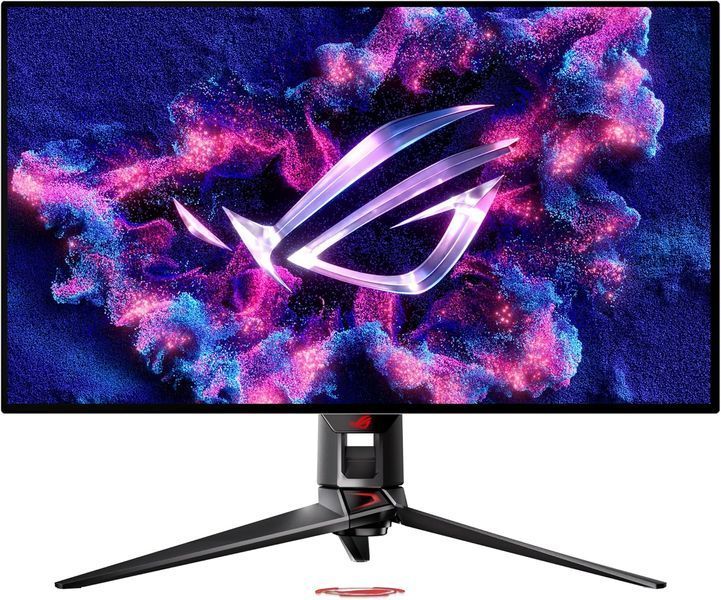 Monitor 31.5 ASUS ROG Swift OLED PG32UCDP HDR10 4K Gaming Monitor 16:9, 0.182, 0.03ms, Dual Mode (4K 240Hz or FHD 480Hz), 450cd/m2, DCI-P3 99%, Ergonomic Stand, Contrast 1.500.000:1, 3840x2160 QHD, USB Hub, USB-C, 2xHDMI v2.1/Display Port1.4 32673 DOXYTERRA.md foto