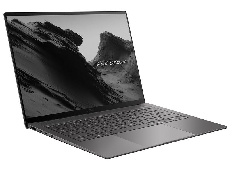 Laptop ASUS 14.0 Zenbook S 14 UX5406SA Zumaia Gray, Intel Core Ultra 7 258V, 32Gb, 1Tb, Intel Arc Graphics, 14.0 OLED FHD (1920x1200) AG, HDMI, 802.11be, TB4, USB-A, IR FHD Web, Win11 Home, Illum Keyb, Sleeve, UX5406SA-QJ563W 251228 DOXYTERRA.md фото