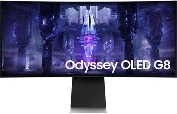 Monitor 34 SAMSUNG Odyssey G8 G850, Black, OLED, 3440x1440  WQHD, 175Hz, G-Sync+FreeSync, 0.03msGTG, 300cd, DP+HDMI+USB 248004 DOXYTERRA.md foto