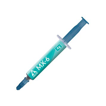 Термопаста Arctic MX-6 ULTIMATE Performance Thermal Paste 4g, Continuous Use Temperature -50-150C, Viscosity 45000 poise, Density 2.6 g/cm3, ACTCP00080A 30974 фото