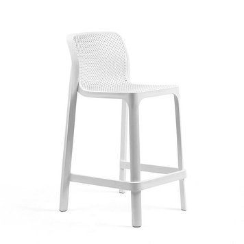 Стул полубарный Nardi NET STOOL MINI BIANCO 40356.00.000 (Стул полубарный для сада и террасы) 28102 DOXYTERRA.md фото