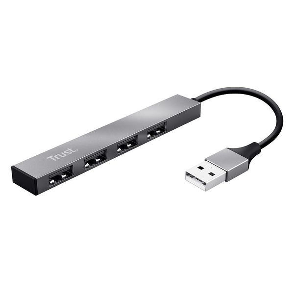 Trust HALYX 4-PORT USB, HUB Mini , silver 31789 foto