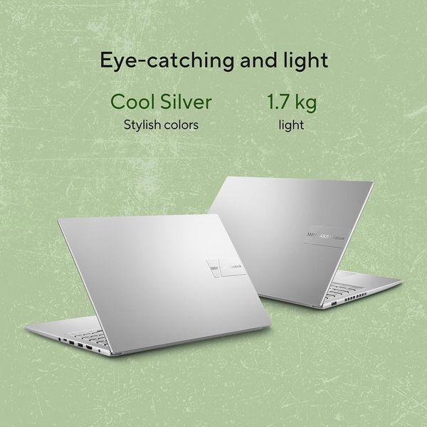 Laptop ASUS 15.6 Vivobook 15 M1502NAQ Cool Silver, AMD Ryzen 7 170, 16Gb, 512Gb, AMD Radeon Graphics, 15.6 FHD (1920x1080) Non-glare, HDMI, 802.11ax, 2x USB-C, USB-A, HD Web, No OS, Illum Keyb, M1502NAQ-BQ049 248400 DOXYTERRA.md foto