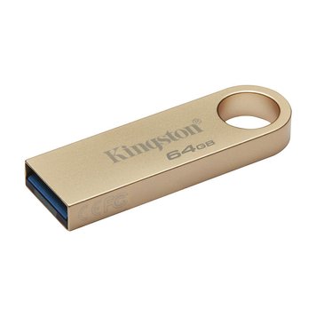 64GB USB3.0 Kingston DataTraveler SE9 G3 Gold, Metal casing, Compact and lightweight (Read up to 220 MByte/s, Write up to 100 MByte/s) 31787 фото