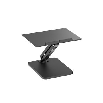 Brateck DWS36-01 Gas Spring Sit-Stand Desk Converter for Laptop, Black, Tabletop Tilt Range: 0~-45°, Height Range: 105~325mm, Weight Capacity 5Kg 32027 foto