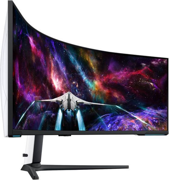 Monitor 57 SAMSUNG Odyssey Neo G9 G95NC White, Curved-VA, 7680x2160, 240Hz, 1msGTG, 420cd, HDR10, HDMI+DP+USB 248007 DOXYTERRA.md foto