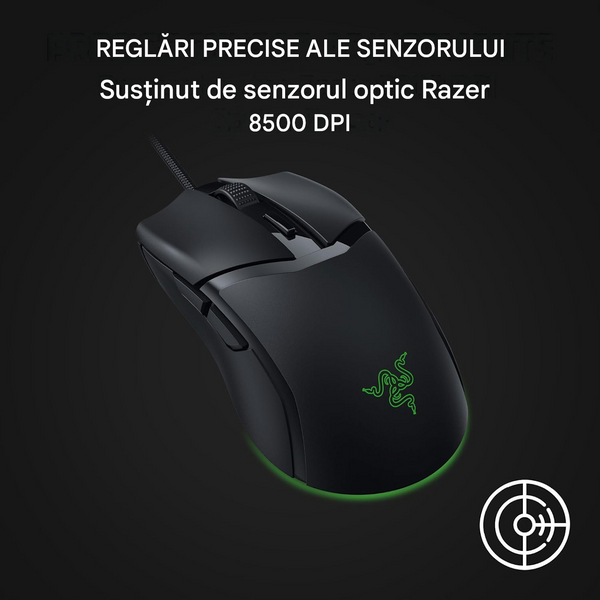Razer Gaming Mouse Cobra ( RZ01-04650100-R3M1 ), Black, 8500 DPI 4G laser sensor, 6 programmable buttons, Wired - Razer Speedflex Cable, Razer Chroma RGB 33565 DOXYTERRA.md foto