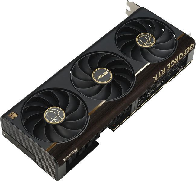Видеокарта ASUS RTX5080 16GB GDDR7 ProArt OC (PROART-RTX5080-O16G), GeForce RTX5080 16GB GDDR7, 256-bit, GPU/Mem speed 3000Ghz/28Gbps, Max resolution 7680x4320, DisplayPort, 2xDP 2.1, HDMI, HDMI 2.1, USB/Thunderbolt, USB-C, recommended PSU 850W 240581 DOXYTERRA.md фото