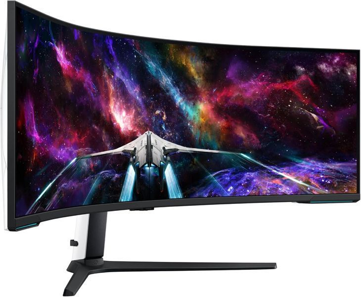 Monitor 57 SAMSUNG Odyssey Neo G9 G95NC White, Curved-VA, 7680x2160, 240Hz, 1msGTG, 420cd, HDR10, HDMI+DP+USB 248007 DOXYTERRA.md foto
