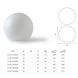 Sfera decorativa luminoasa LYXO SOLE LUMINOUS SPHERE RGBW d80 cm with batteries Rgbw led kit INDUCTION - WATER USE IP68 SL307-0800X1+019CA01 (Sfera decorativa luminoasa RGBW de exterior cu iluminare RGBW) 30115 foto 3 DOXYTERRA.md