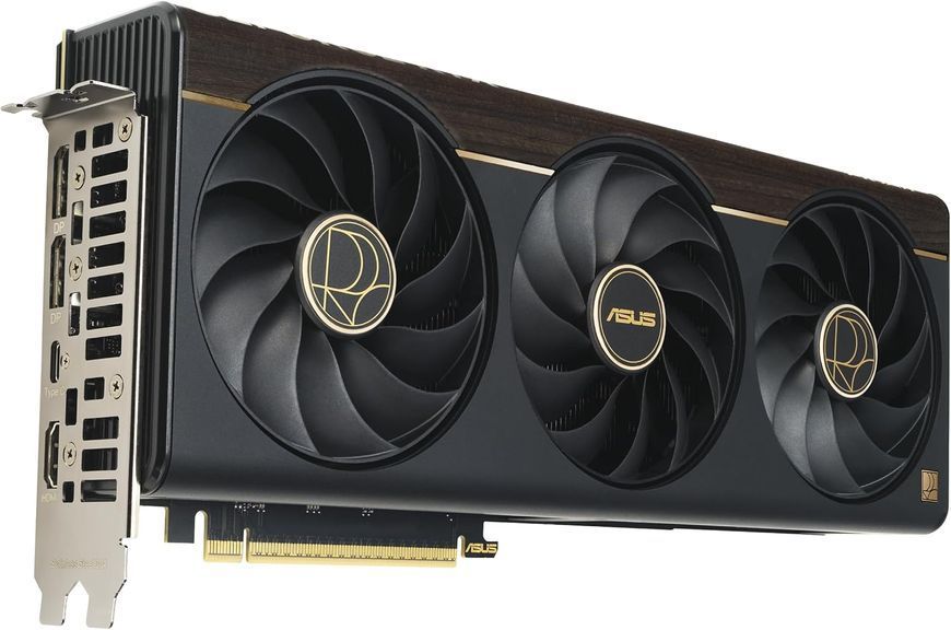 Видеокарта ASUS RTX5080 16GB GDDR7 ProArt OC (PROART-RTX5080-O16G), GeForce RTX5080 16GB GDDR7, 256-bit, GPU/Mem speed 3000Ghz/28Gbps, Max resolution 7680x4320, DisplayPort, 2xDP 2.1, HDMI, HDMI 2.1, USB/Thunderbolt, USB-C, recommended PSU 850W 240581 DOXYTERRA.md фото