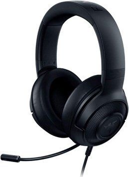 Наушники игровые Razer Gaming Headset Kraken X Lite Black (RZ04-02950100-R381) 7.1 Surround Sound, 20 - 20,000 Hz, 32 ohm, 109 dB, Mic, 40 mm with Neodymium magnets Razer TriForce, wired 1.3m 33567 DOXYTERRA.md фото