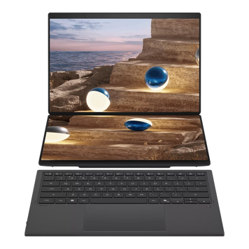 Laptop ASUS 14 ZenBook Duo OLED UX8407AA, Intel Core Ultra X9 388H 1.6-5.1Ghz/32GB LPDDR5X/SSD 1TB M.2 NVMe PCIe4.0/Intel Arc Graphics/WiFi 7/BT5.4/HDMI/FHD cam IR/Illum. Keyb./14 Touchscreen OLED 144Hz 500nits HDR 3K (2880x1800)/Windows 11 UX8407AA-SN049 33694 DOXYTERRA.md фото