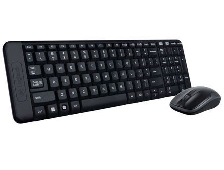 Tastatura+mouse Logitech MK220 Black Wireless Desktop USB, Keyboard + Mouse, 920-003169 (set fara fir tastatura+mouse/беспроводной комплект клавиатура+мышь) 17126 foto