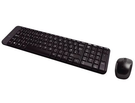 Tastatura+mouse Logitech MK220 Black Wireless Desktop USB, Keyboard + Mouse, 920-003169 (set fara fir tastatura+mouse/беспроводной комплект клавиатура+мышь) 17126 foto