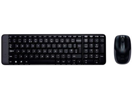 Tastatura+mouse Logitech MK220 Black Wireless Desktop USB, Keyboard + Mouse, 920-003169 (set fara fir tastatura+mouse/беспроводной комплект клавиатура+мышь) 17126 foto