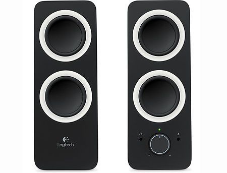 Колонки Logitech Z200 Stereo Speakers Midnight Black 2.0, ( RMS 5W, 2x2.5W satel.), 980-000810 (boxe sistem acustic/колонки акустическая сиситема) 24773 фото