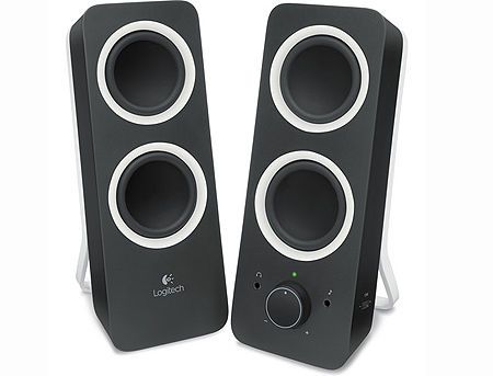 Колонки Logitech Z200 Stereo Speakers Midnight Black 2.0, ( RMS 5W, 2x2.5W satel.), 980-000810 (boxe sistem acustic/колонки акустическая сиситема) 24773 фото