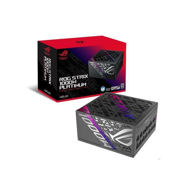 Блок питания 1000W ATX Power supply ASUS ROG-STRIX-1000P-GAMING, 1000W, 80 Plus Platinum, ATX 3.1, PCI-E Gen 5 Cable, ROG heatsinks, 135mm Axial-tech fan, dual ball fan bearings, 0dB technology, fully modular cables 32320 DOXYTERRA.md фото