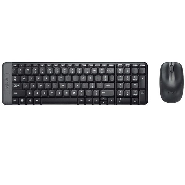 Tastatura+mouse Logitech MK220 Black Wireless Desktop USB, Keyboard + Mouse, 920-003169 (set fara fir tastatura+mouse/беспроводной комплект клавиатура+мышь) 17126 foto