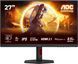 Monitor 27 AOC U27G4R, Black, IPS, 3840x2160 4K UHD/1920x1080 FHD Dual Frame, 4KUHD160Hz/FHD320Hz, AdaptiveSync, 1msMPRT, 450cd, HDR400, HDMI+DP+USB, Pivot 243833 foto 2 DOXYTERRA.md