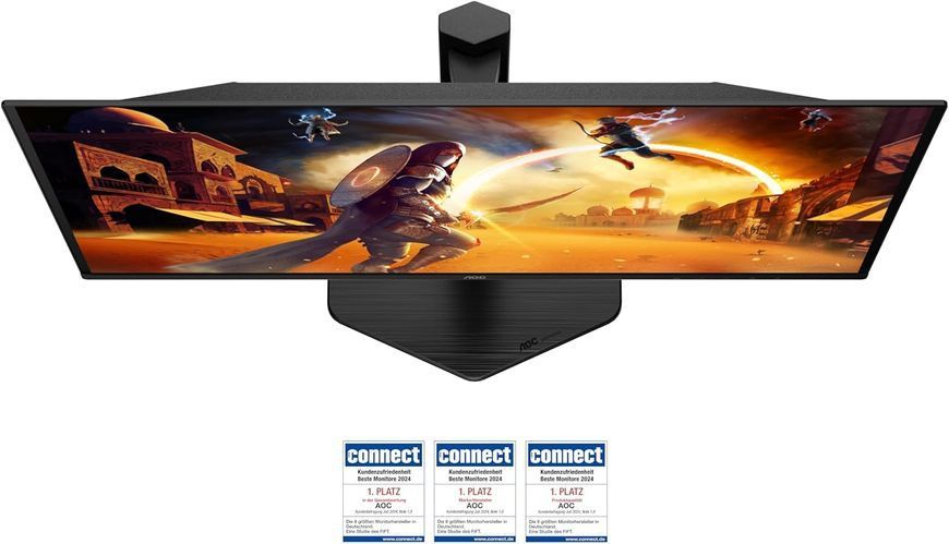 Monitor 27 AOC Q27G4ZDR Black, QD-OLED, 2560x1440 WQHD, 240Hz, AdaptiveSync, 0.03msGTG, 400cd, HDR10, HDMI+DP+USB, Pivot 245369 DOXYTERRA.md foto