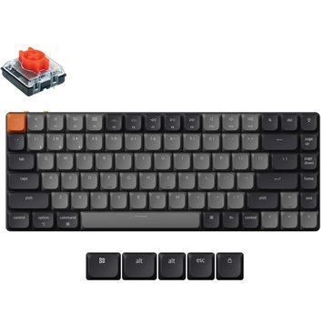 Клавиатура механическая Keychron K3 Version3 QMK Wireless Custom Mechanical Keyboard (K3X-H1), Ultra-slim, 75% layout, RGB Backlight, Shine-Through Keycaps, Keychron Low-Profile Mechanical Red Switch, Hot-Swap, Bluetooth, USB Type-C, gamer 33506 DOXYTERRA.md фото