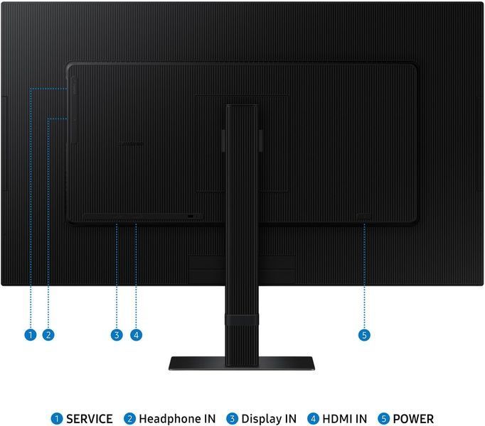 Monitor 27 SAMSUNG ViewFinity S7 S27D700  Black, IPS, 3840x2160 4K UHD, 60Hz, 5ms, 350cd, MegaDCR, HDR10, HDMI+DP 247989 DOXYTERRA.md foto