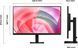 Monitor 27 SAMSUNG ViewFinity S7 S27D700  Black, IPS, 3840x2160 4K UHD, 60Hz, 5ms, 350cd, MegaDCR, HDR10, HDMI+DP 247989 foto 3 DOXYTERRA.md