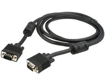 Gembird CC-PPVGA-10B Premium VGA HD15M/HD15M 3m dual-shielded w/2*ferrite core 3m cable, black (cablu VGA/кабель VGA) 14163 foto