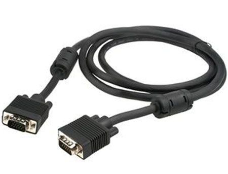 Gembird CC-PPVGA-10B Premium VGA HD15M/HD15M 3m dual-shielded w/2*ferrite core 3m cable, black (cablu VGA/кабель VGA) 14163 фото