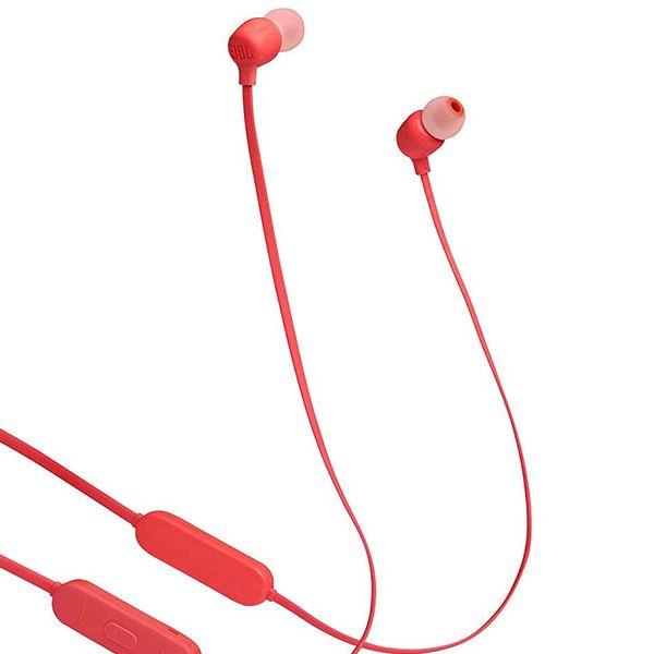 Беспроводные наушники с микрофоном внутриканальные JBL Tune T125BT Red Bluetooth Wireless In-Ear Headphones, 20Hz-20kHz, 16 Ohms, 96dB, Microphone, Remote, BT5.0, 120 mAh Lithium-Ion Polymer up to 16 hours, JBLT125BTCOR (casti cu microfon fara fir JBL / б 29252 фото