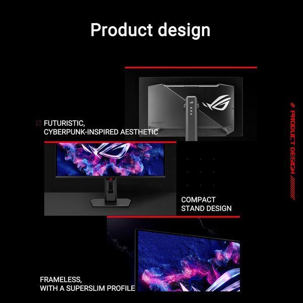 Monitor 31.5 ASUS ROG Strix OLED XG32UCDS HDR400 4K Gaming Monitor WIDE 16:9, 0.182, 0.03ms, 165Hz, 1000cd/m2, 99% DCI-P3, FreeSync&G-Sync,Pivot, Contrast 1.500.000:1,H:27-255kHz,V:48-165Hz, 3840x2160 QD-OLED, 2xHDMI v2.1/DP1.4/USB-C 33218 DOXYTERRA.md foto