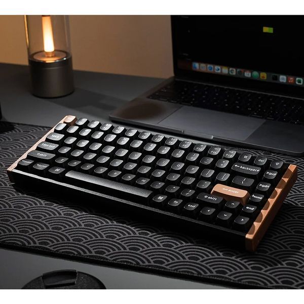 Клавиатура Keychron K2 HE QMK Wireless Magnetic Switch Custom Keyboard Russian Layout (K2H-F1-RU), SE Aluminum+Wood Frame, 75% layout, RGB Backlight, Gateron Double-Rail Magnetic Nebula Switch, Hot-Swap, 2.4GHz&Bluetooth, USB Type-C, gamer 33251 DOXYTERRA.md фото