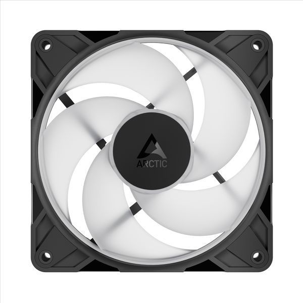 Вентилятор для корпуса Case/CPU FAN Arctic P12 Pro Reverse A-RGB Black, A-RGB PWM Fan with Cable Splitter, 120x120x27 mm, 4-Pin-Connector + 4-Pin-Socket, 500-3000rpm, Airflow 73 cfm / 124 m3/h, ACFAN00322A 33532 DOXYTERRA.md фото