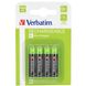 Verbatim AAA Rechargeable Battery 950mAh 4 Pack 49942 25637 фото 1