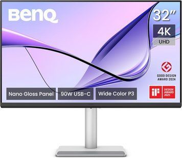 Monitor 32 BenQ MA320UP White, IPS, 3840x2160 4K UHD, 60Hz, 5ms, 550cd, HDR10, HDMI+DP+USB+TypeC, Speakers, Pivot 250646 DOXYTERRA.md foto