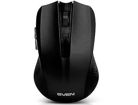 Mouse SVEN RX-345 Wireless Black, 600/1000/1400dpi, nano reciever, USB (mouse fara fir/беспроводная мышь) 23430 фото