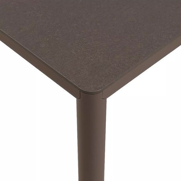 Стол Nardi PIAVE 120x70 tabacco materia vern. tabaco 50467.00.367 (Стол ламинированный c алюминиевой базой для сада террасы балкон) 33066 DOXYTERRA.md фото