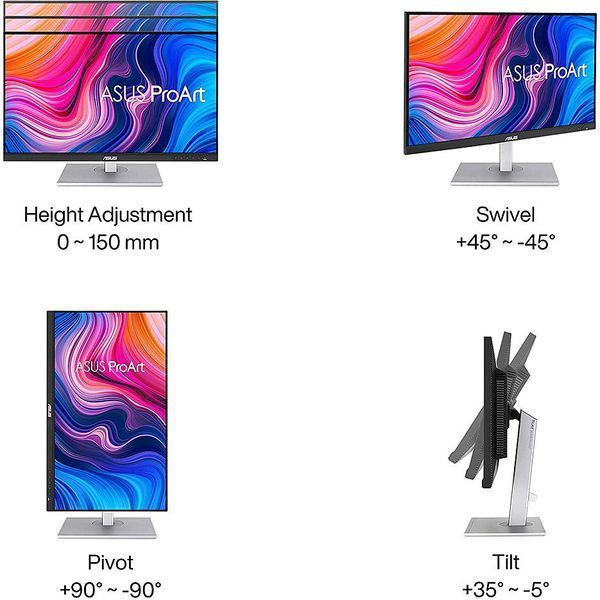 Монитор 27 ASUS ProArt PA278CV Professional Monitor IPS WQHD 16:9, 0.233mm, 5ms, 100% sRGB, 100% Rec. 709, Color Accuracy Delta E2, Pivot, Speak. 2Wx2, H:30-112KHz, V: 46-75Hz, 2560x1440 WQHD, USB-C, HDMI/2xDP/USB Hub 29083 DOXYTERRA.md фото