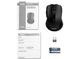 Mouse SVEN RX-345 Wireless Black, 600/1000/1400dpi, nano reciever, USB (mouse fara fir/беспроводная мышь) 23430 foto 6