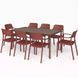 Стол Nardi PIAVE 120x70 tabacco materia vern. tabaco 50467.00.367 (Стол ламинированный c алюминиевой базой для сада террасы балкон) 33066 фото 5 DOXYTERRA.md