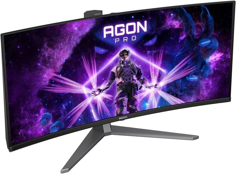 Monitor 34 AOC Agon Pro AG346UCD Black, Curved-QD-OLED, 3440x1440 WQHD, 175Hz, FreeSync, 0.03msGTG, 250cd, HDR400, HDMI+DP+USB, Speakers 245376 DOXYTERRA.md foto